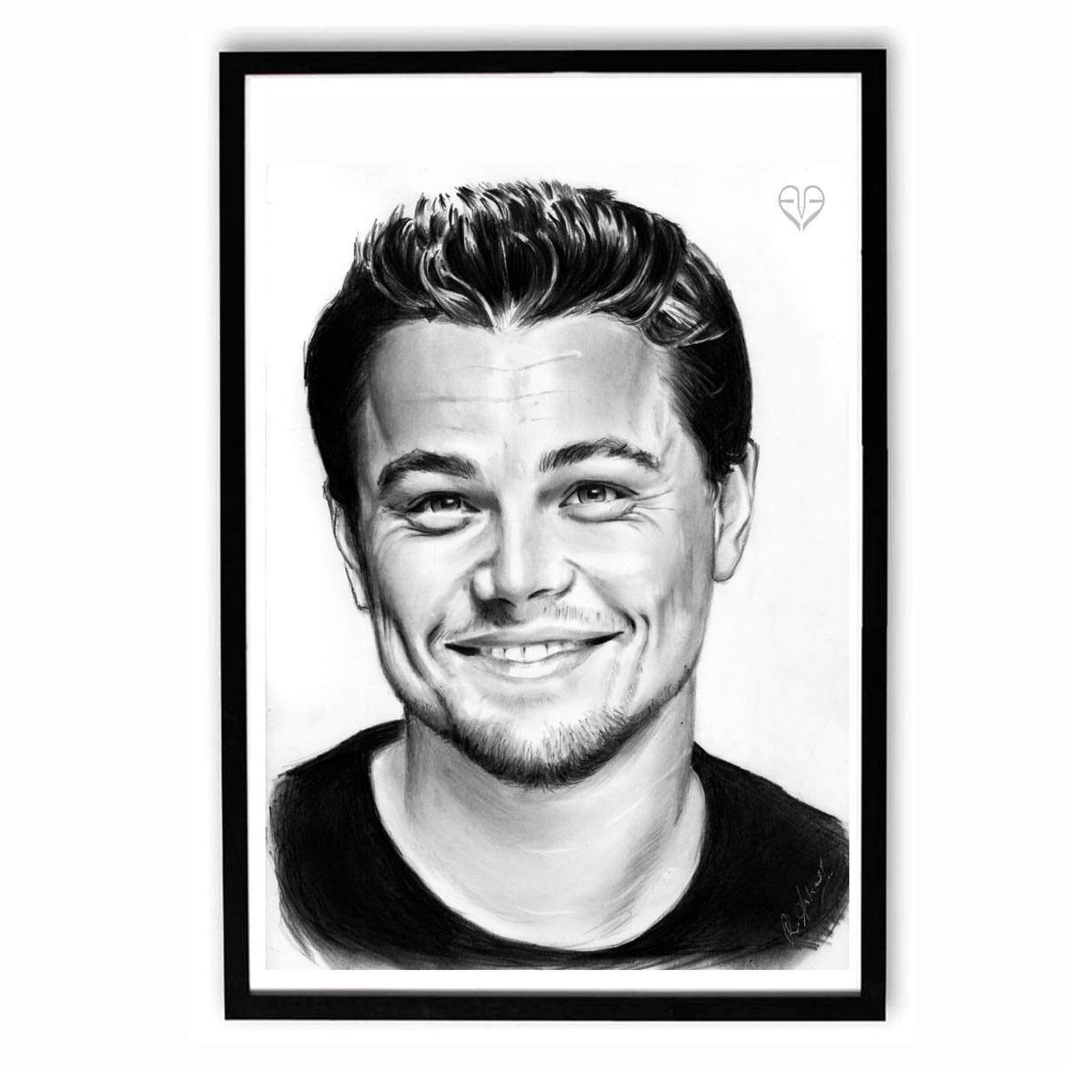 1200x1200 Buy Speaking Walls Leonardo Dicaprio Sketch Work Poster - Leonardo Dicaprio Sketch