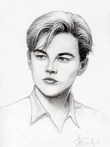 375x500 Leonardo Dicaprio Drawing By Delmy Darko Faces To Sketch - Leonardo Dicaprio Sketch