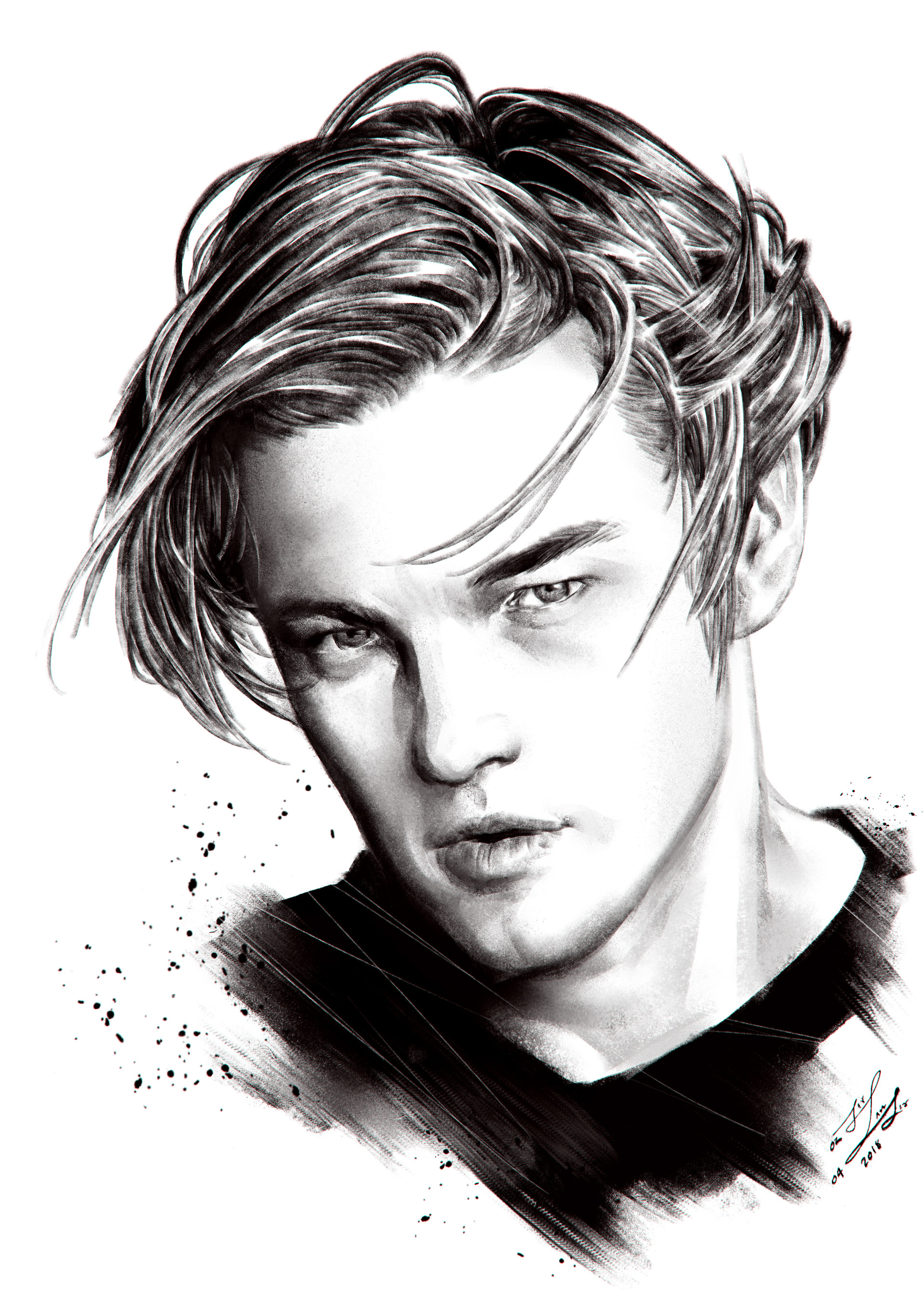 Leonardo Dicaprio Sketch at Explore collection of