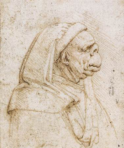 400x477 Leonardo Da Vinci Drawings - Leonardo Sketches