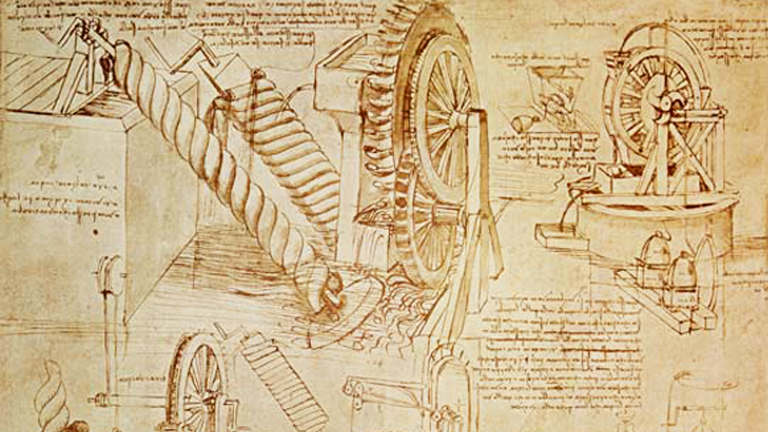 768x432 Inventor Leonardo Da Vinci - Leonardo Sketches
