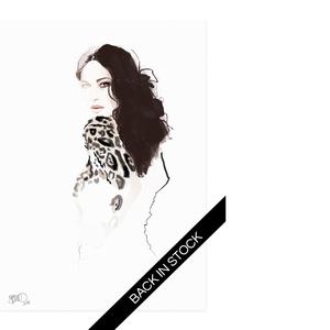 300x300 Leopard Print Floortje Selis Illustrations - Leopard Print Sketch