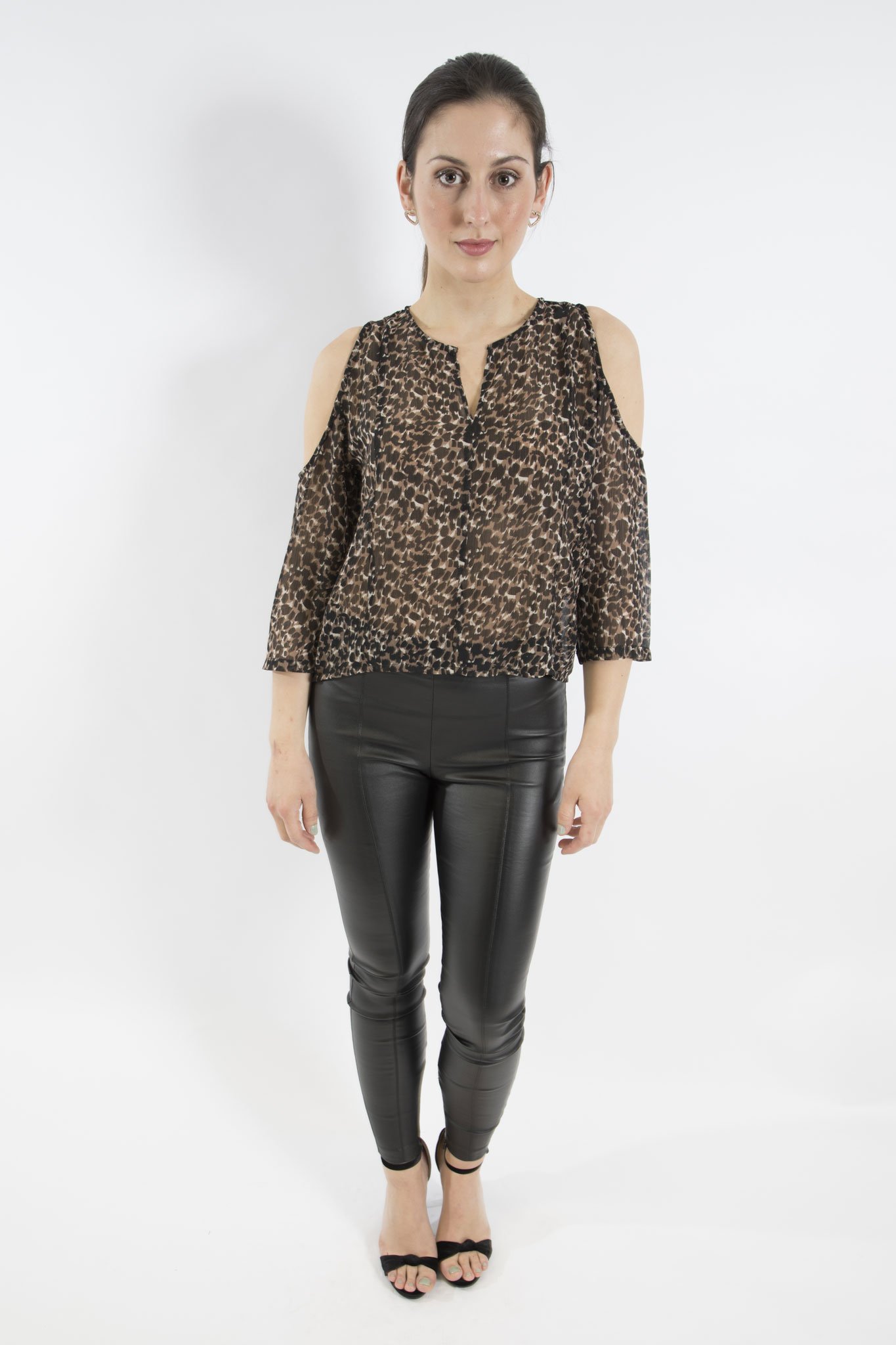 1365x2048 Leopard Print Cold Shoulder Top Sketch London - Leopard Print Sketch