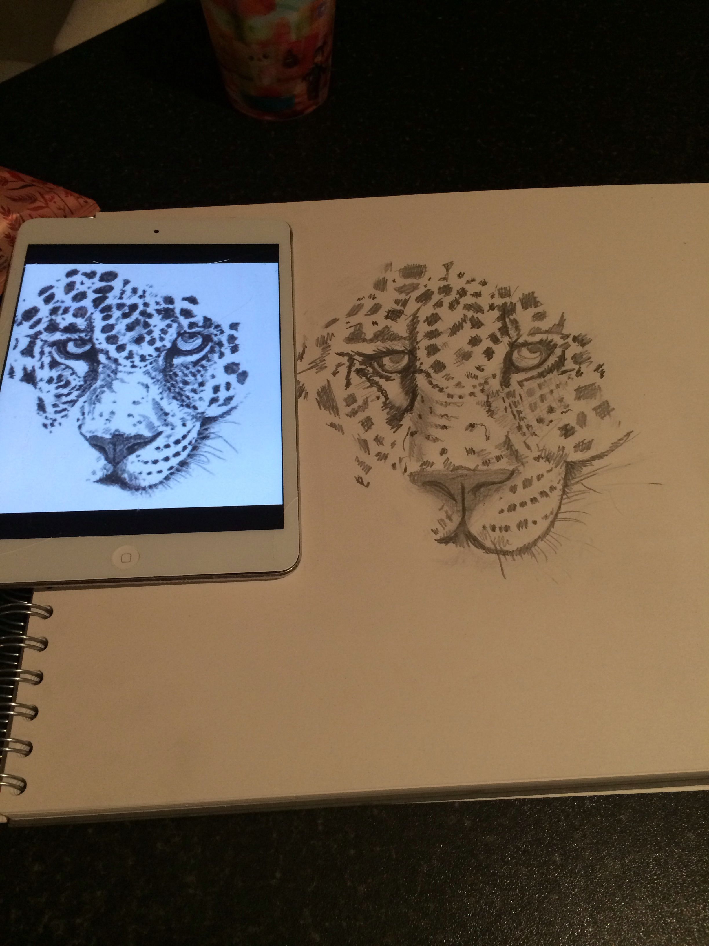 2448x3264 Leopard Print Sketch My Drawings Sketches And Draw - Leopard Print Sketch