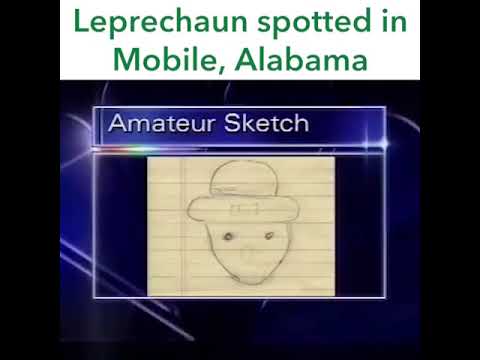 480x360 Leprechaun Spotted In Mobile, Alabama - Leprechaun Amateur Sketch