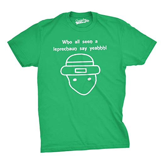 522x522 Who All Seen A Leprechaun Sketch T Shirt Funny Viral - Leprechaun Amatuer Sketch