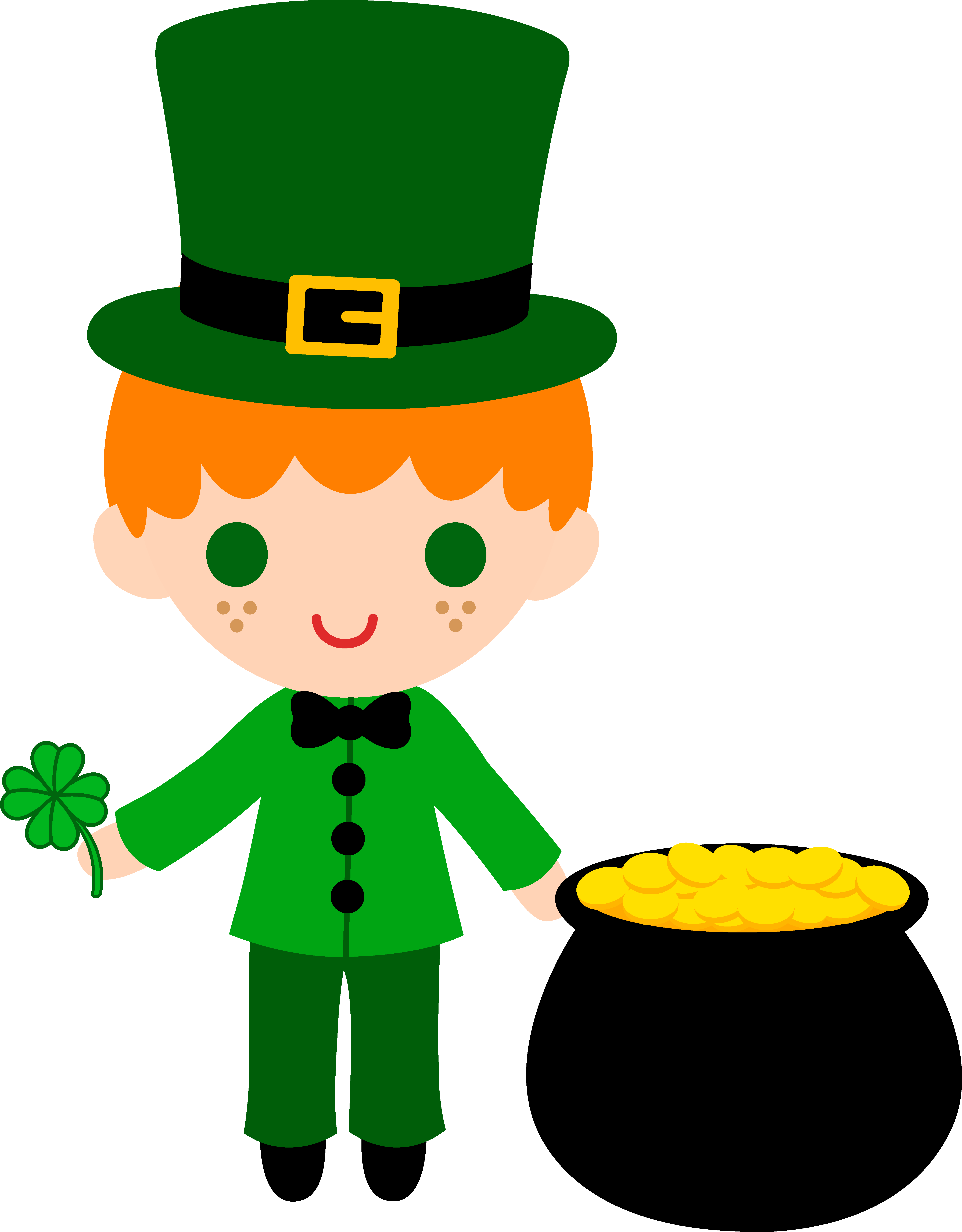 5504x7045 Collection Of Free Eire Clipart Animated. Download On Ubisafe - Leprechaun Sketch Artist