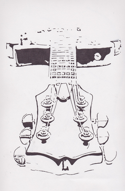 420x640 Best Photos Of Les Paul Sketch - Les Paul Sketch