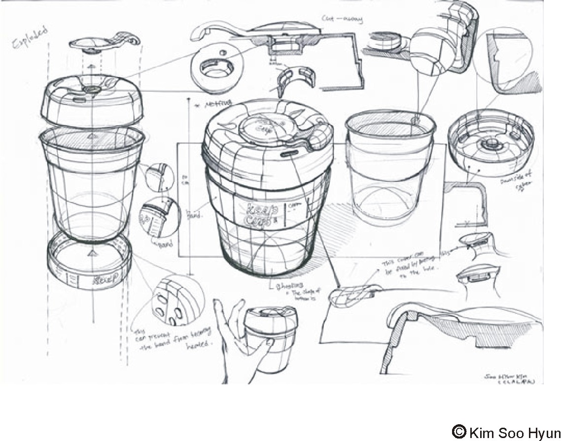 1138x895 Drawon Keep Cup Sketch Lesson - Lesson Sketch
