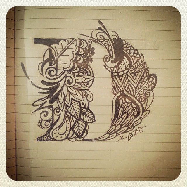 640x640 Alphabet - Letter A Sketch