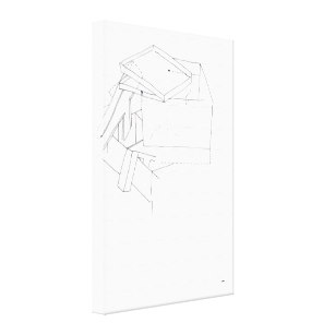 307x307 Letter Box Canvas Art Amp Prints Zazzle - Letter Box Sketch