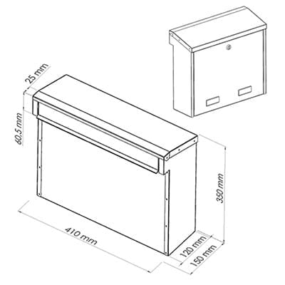 400x400 Uab 'Glori Ir Ko' Letterbox - Letter Box Sketch