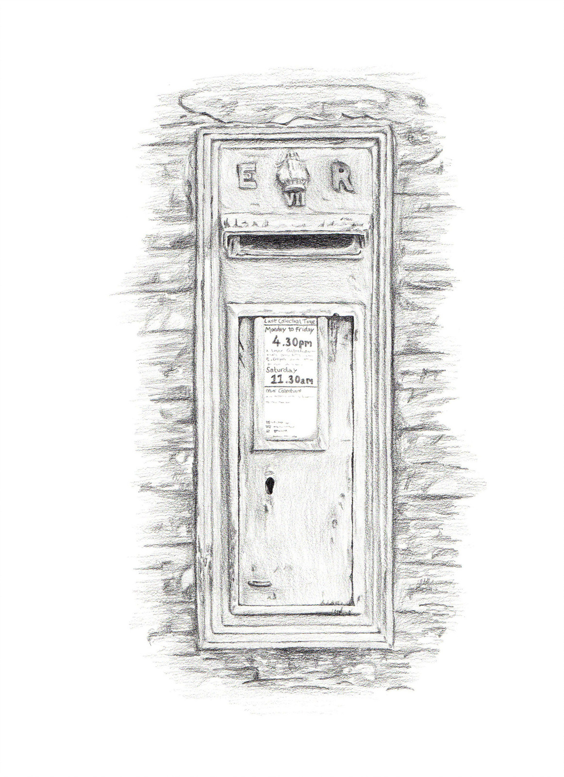 1162x1600 Letterbox - Letter Box Sketch