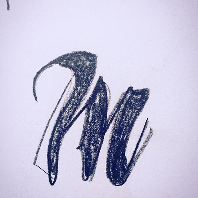 640x640 M Is For - Letter M Sketch