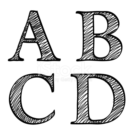 440x440 Doodle Scribble Sketch Alphabet Letters Abcd Stock Vector - Letter S Sketch