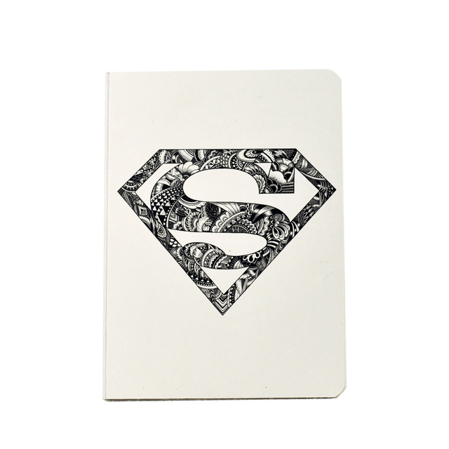 640x640 Blank Sketch Book Doodle Letter S Super Man Notebook Notepad - Letter S Sketch
