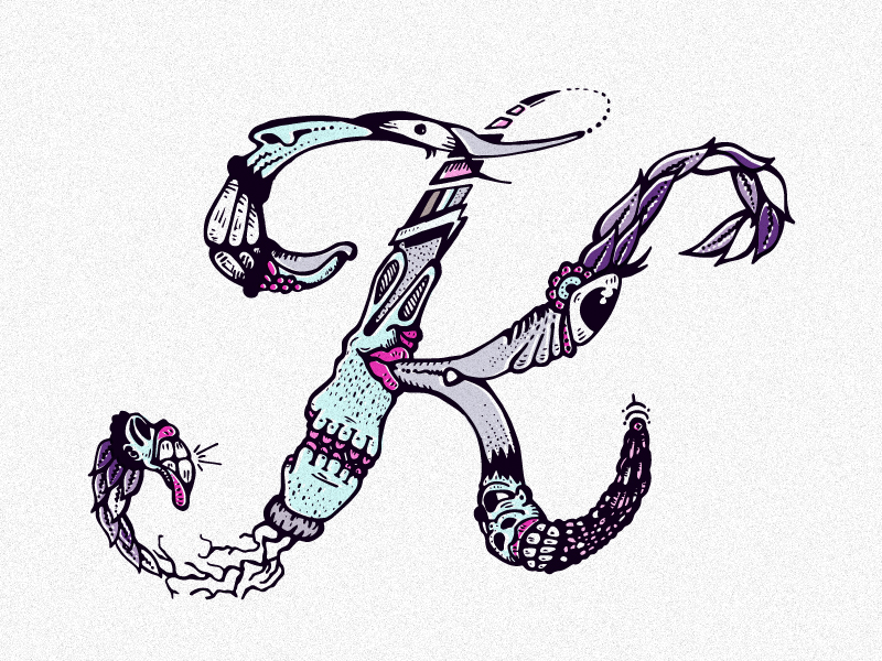 800x600 Sketch Letter K By Juan Mondragon - Letter Sketch