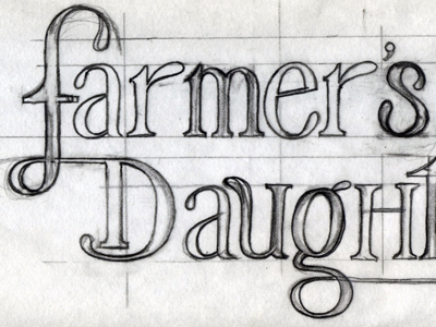 400x300 Lettering Sketch By Bronwyn Gruet - Lettering Sketch