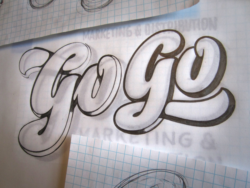 800x600 Type And Lettering Go Go Sketch - Lettering Sketch