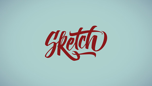 600x340 Brush Lettering Set On Behance - Lettering Sketch