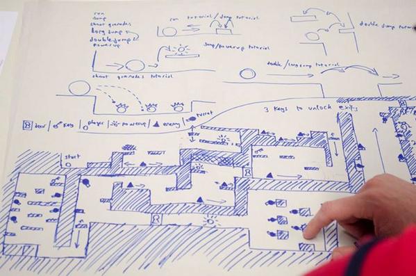 599x397 Game Art Amp Design - Level Design Sketch
