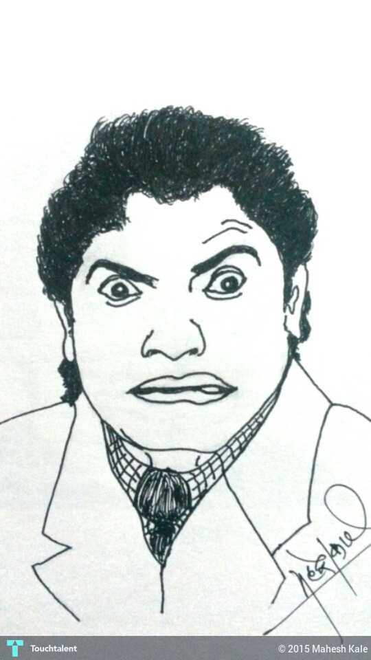 540x960 Johny Lever Touchtalent - Lever Sketch