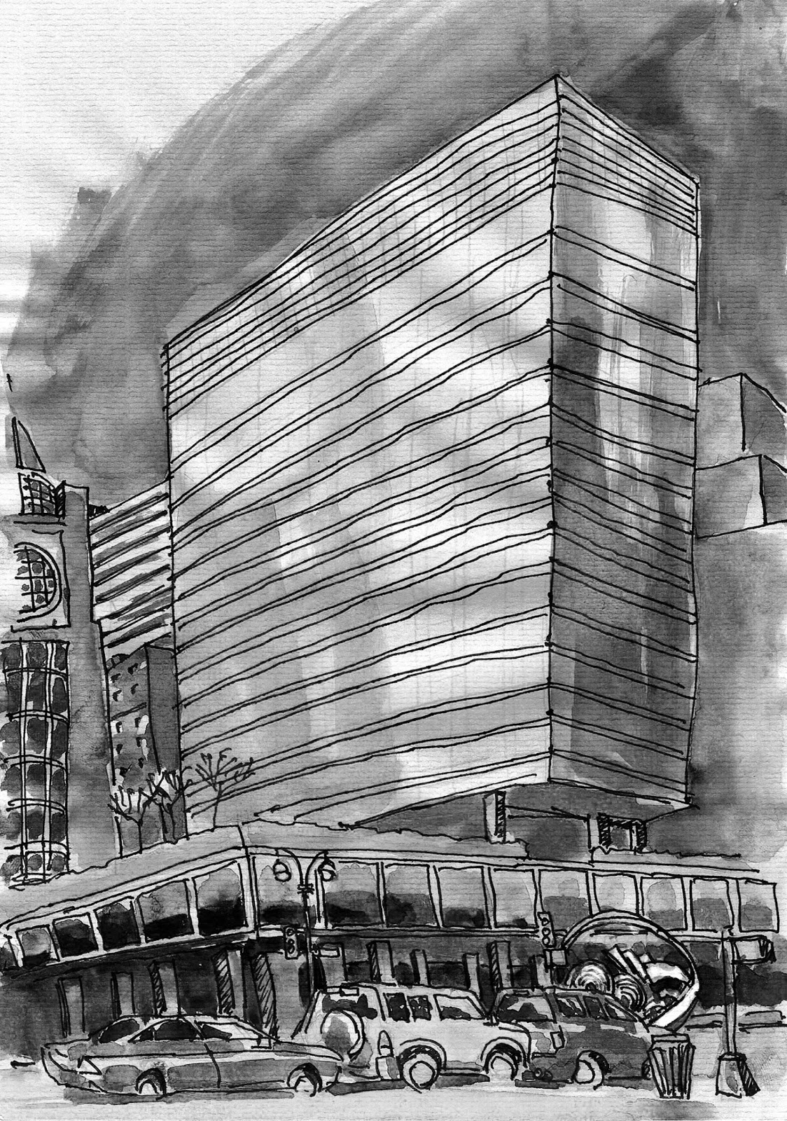 1124x1600 New York City Urban Sketchers Sketching Hands And The - Lever Sketch