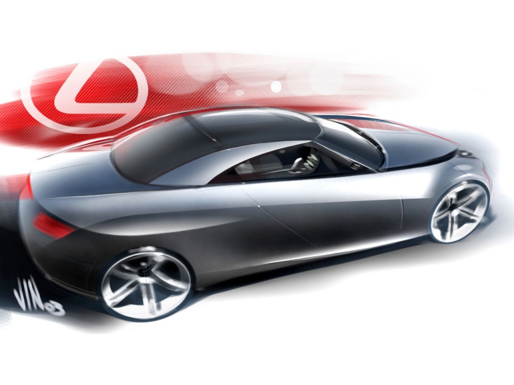 1024x768 Lexus All The Sketches - Lexus Sketch