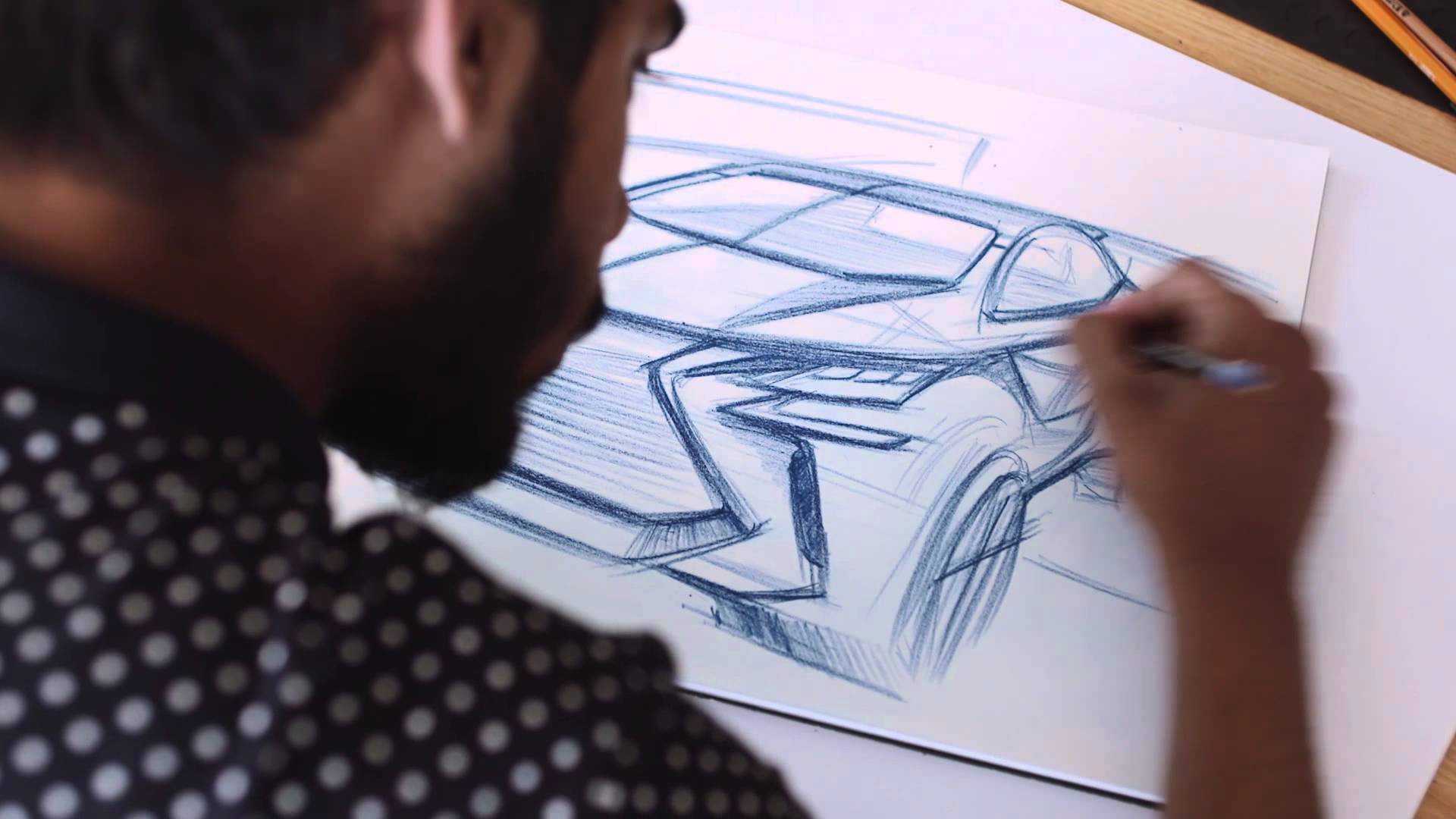 1920x1080 How To Draw A Car - Lexus Sketch