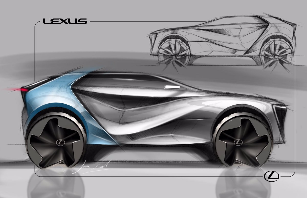 1200x776 Jovane Zavala On Twitter Lexus Crossover Sketch @lexususa - Lexus Sketch