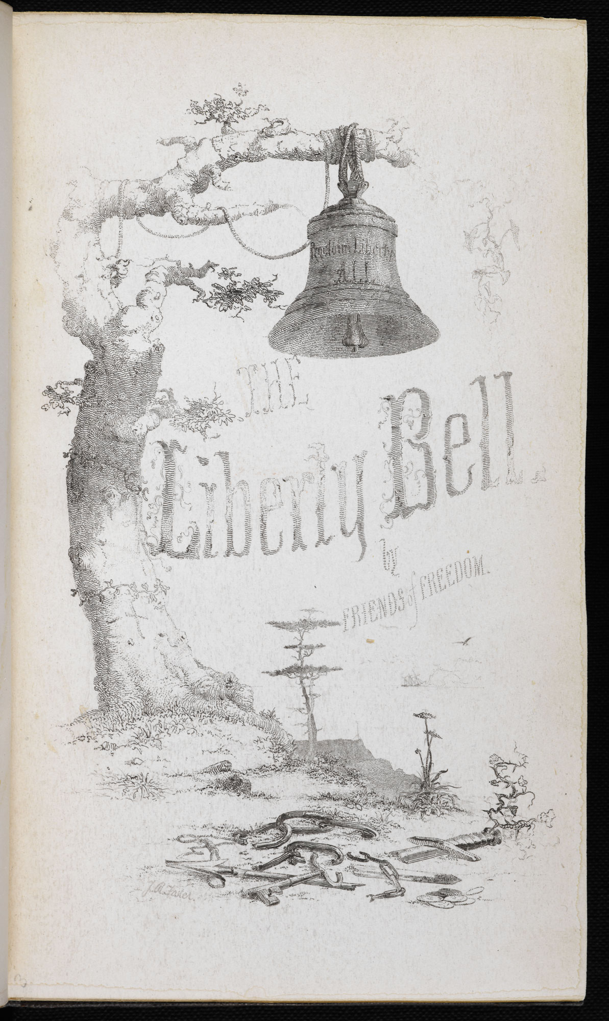 1193x2000 The Liberty Bell, An American Abolitionist Literature Magazine - Liberty Bell Sketch