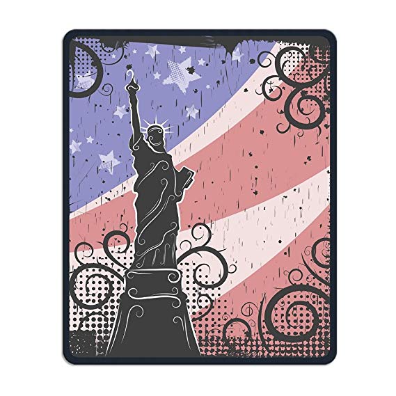 569x569 Statue Of Liberty Sketch Personality Mouse Pads With - Liberty Sketch