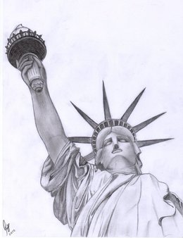 260x338 Download Drawings Of The Statue Of Liberty Clipart Statue Of - Liberty Sketch