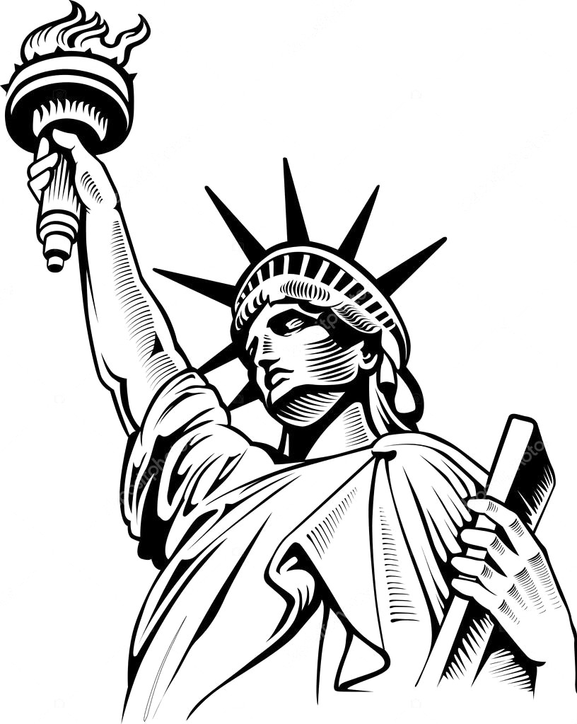 Liberty Statue Sketch at Explore