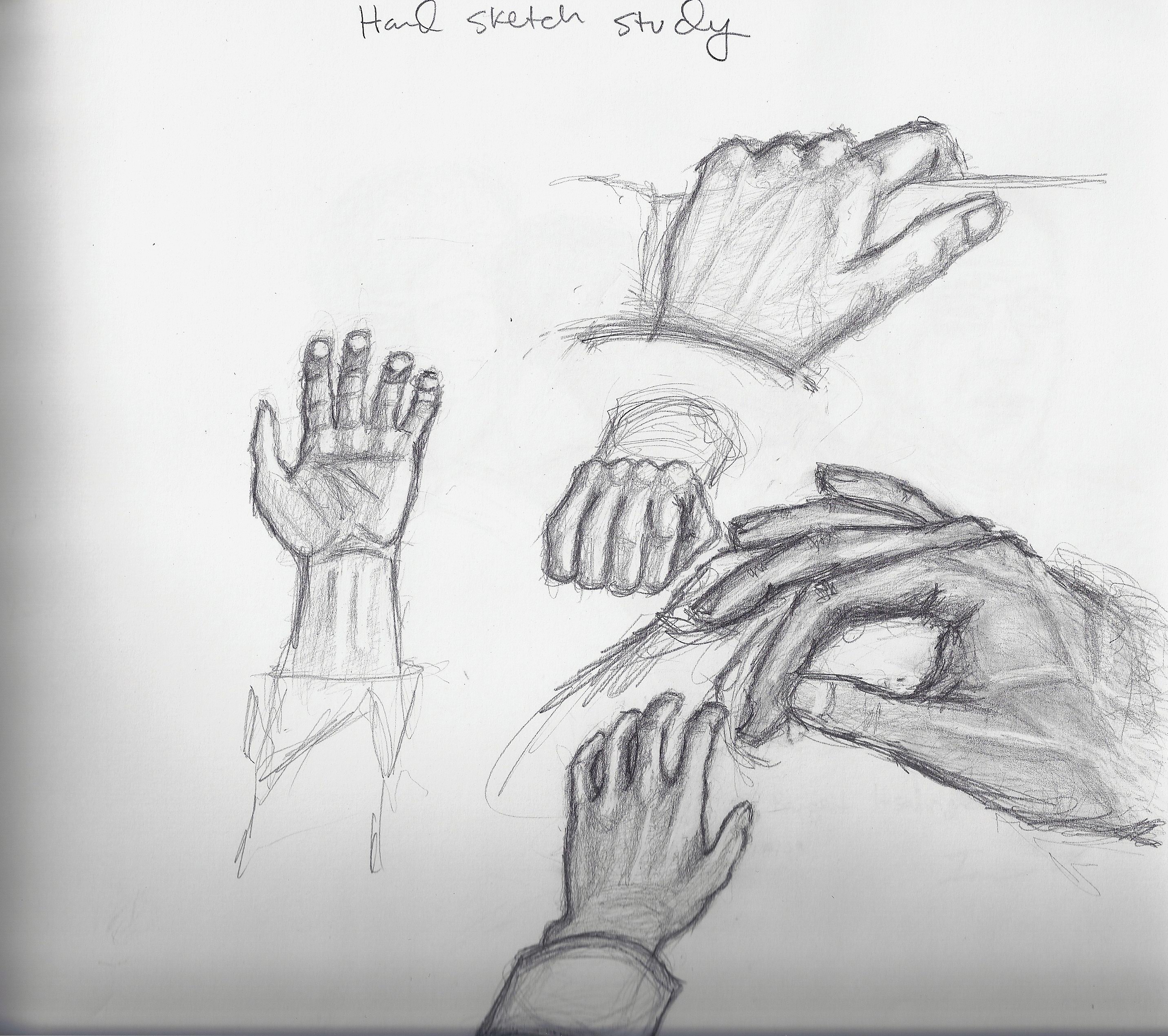 2863x2540 Real Life Sketch Hand By Rambo1911 - Life Sketch