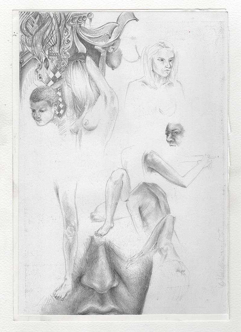 800x1101 Sketches T. S Abe - Life Sketch