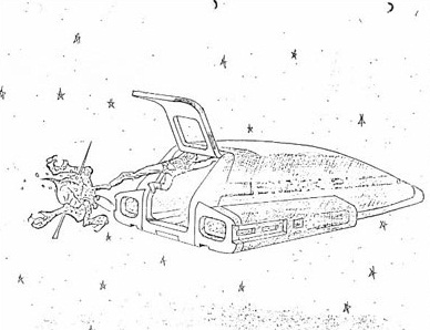 388x298 Narcissus Strange Shapes - Lifeboat Sketch