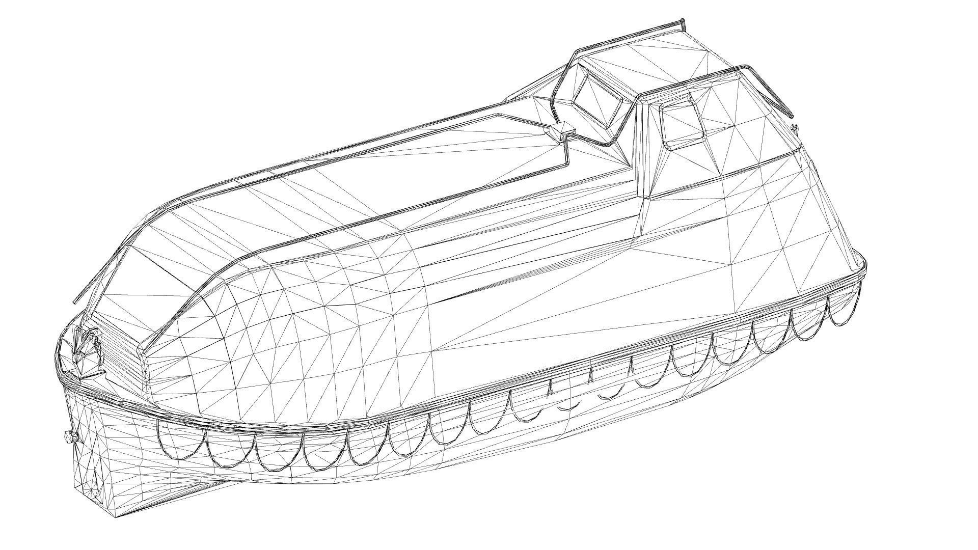 1920x1080 3d Lifeboat Cgtrader - Lifeboat Sketch