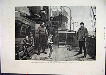 355x251 Young Boy Stowaway Ship 1885 Men Board Lifeboat Sketch Amazon.ca - Lifeboat Sketch