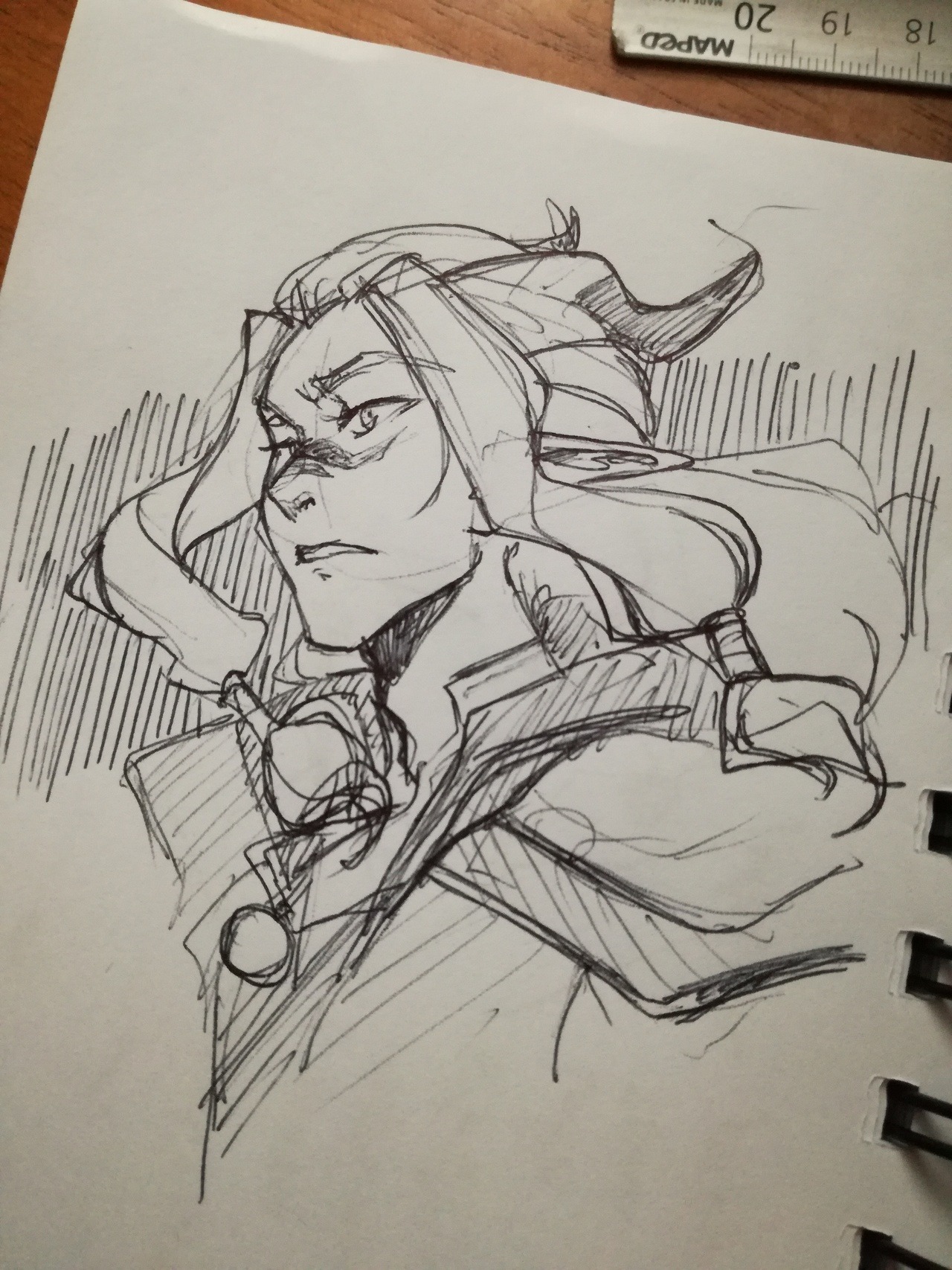 1280x1707 The Dragon Prince The Stray Liger Sketch Of Runaan From The - Liger Sketch