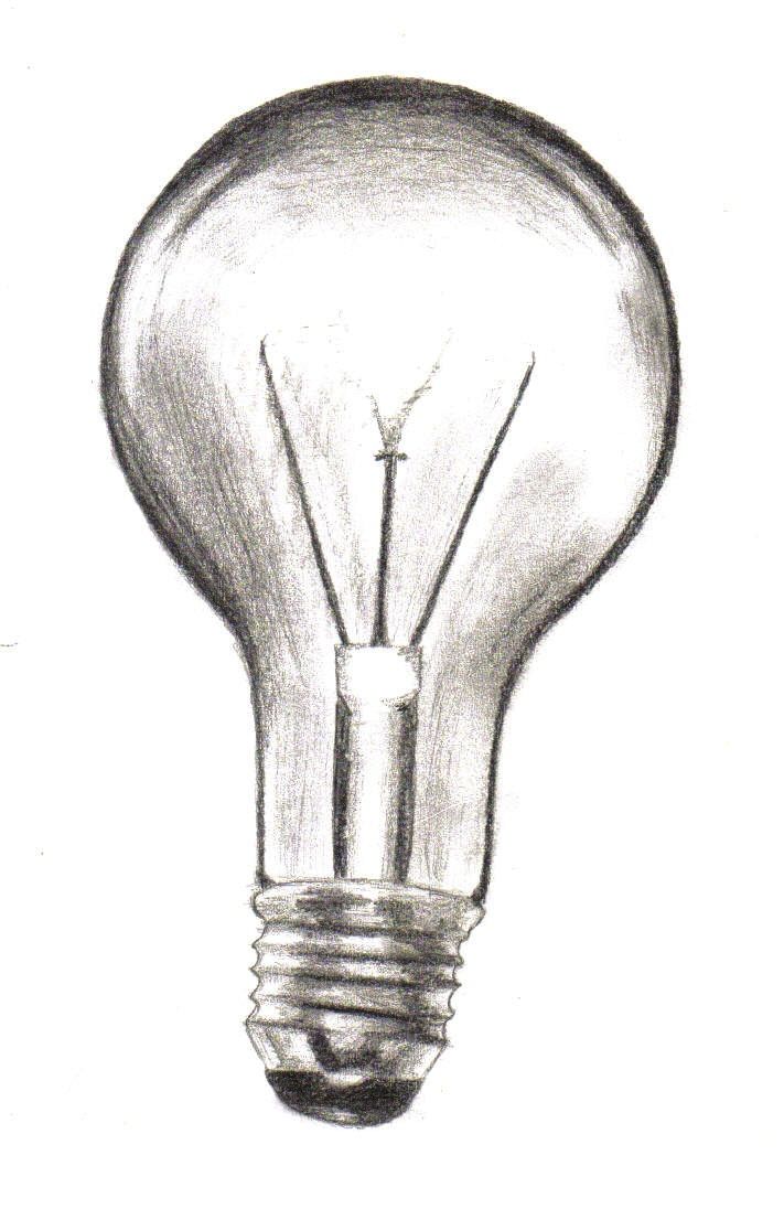 711x1096 Lightbulb Sketch By Dubsteplife Projects To Try - Light Bulb Sketch