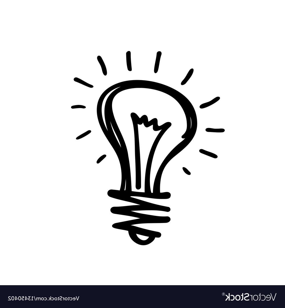 1000x1080 Top 10 Light Bulb Creative Sketch Draw Vector File Free - Light Bulb Sketch
