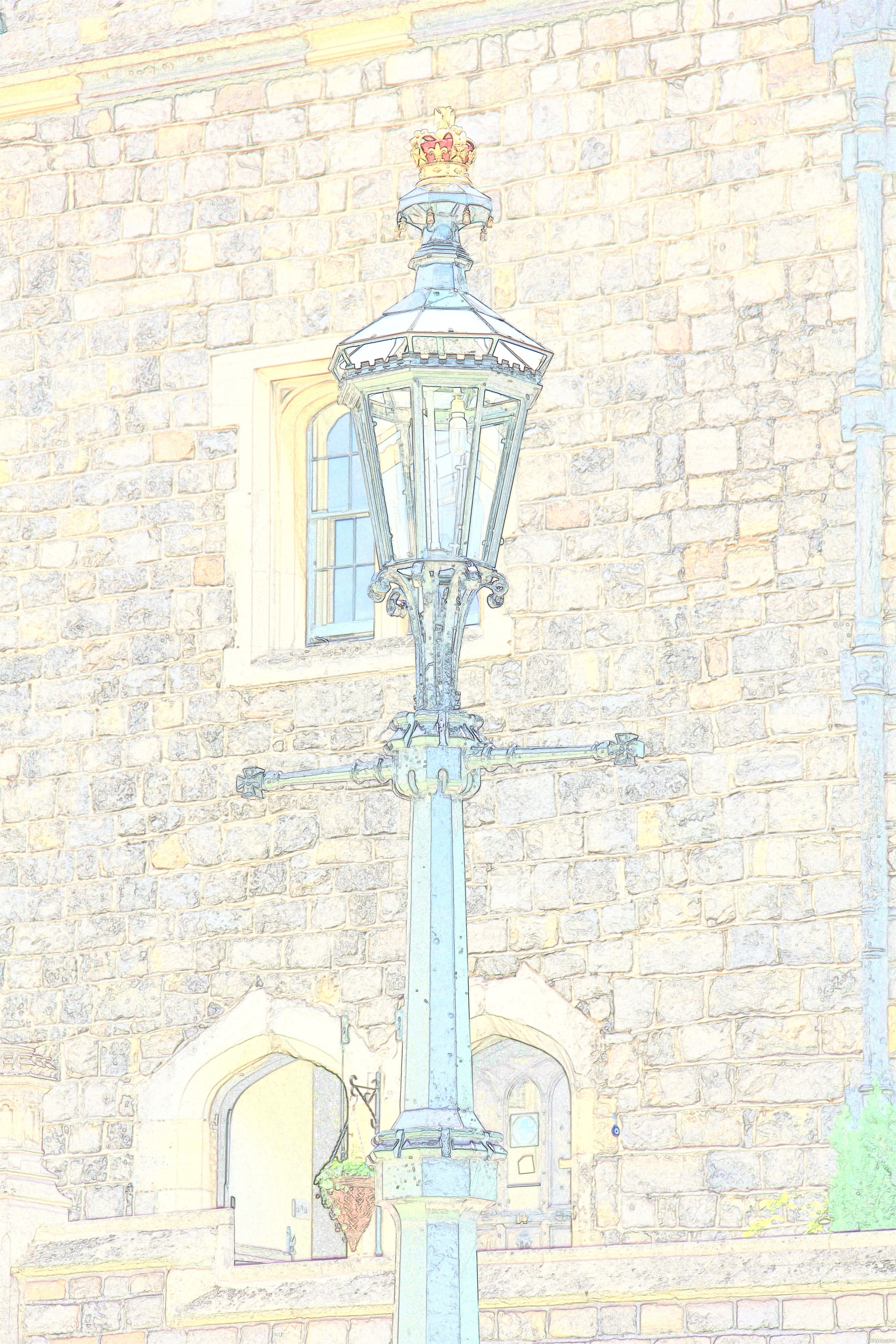 3456x5184 Lamp Post Picture, By Rbrum For To Sketch Photoshop Contest - Light Post Sketch