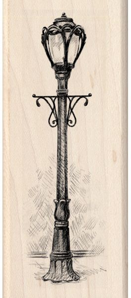 264x600 Light Post. Street Lamps Art, Drawings And Sketches - Light Post Sketch
