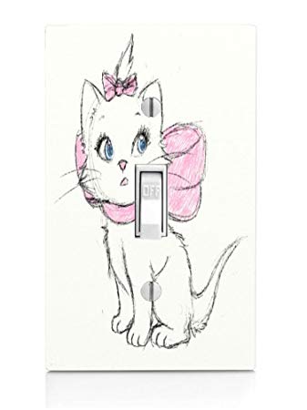 337x450 Aristocat Drawn Cute Disney Sketch Printed Design - Light Switch Sketch