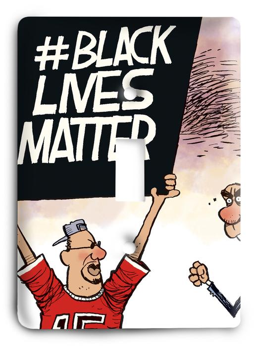 513x700 Black Lives Matter Sketch Light Switch Cover Colorful Switches - Light Switch Sketch