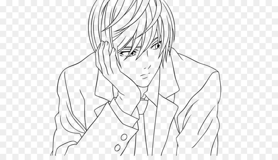 Light Yagami Sketch at PaintingValley.com | Explore collection of Light ...