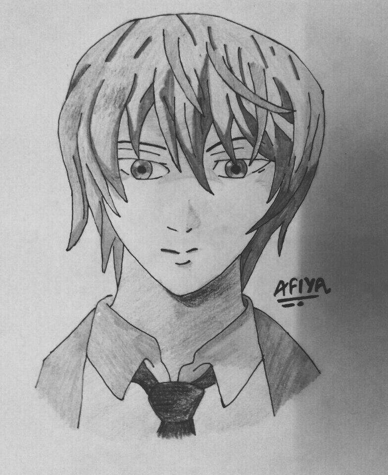 784x960 Light Yagami Sketch Death Note Amino - Light Yagami Sketch