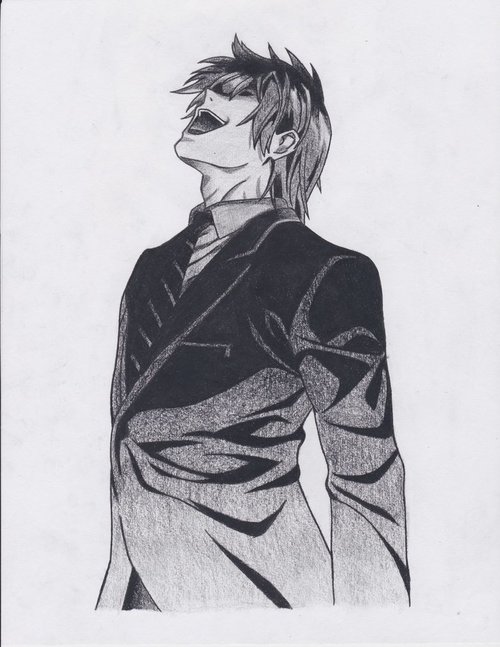 500x647 Light Yagami Fan Art - Light Yagami Sketch