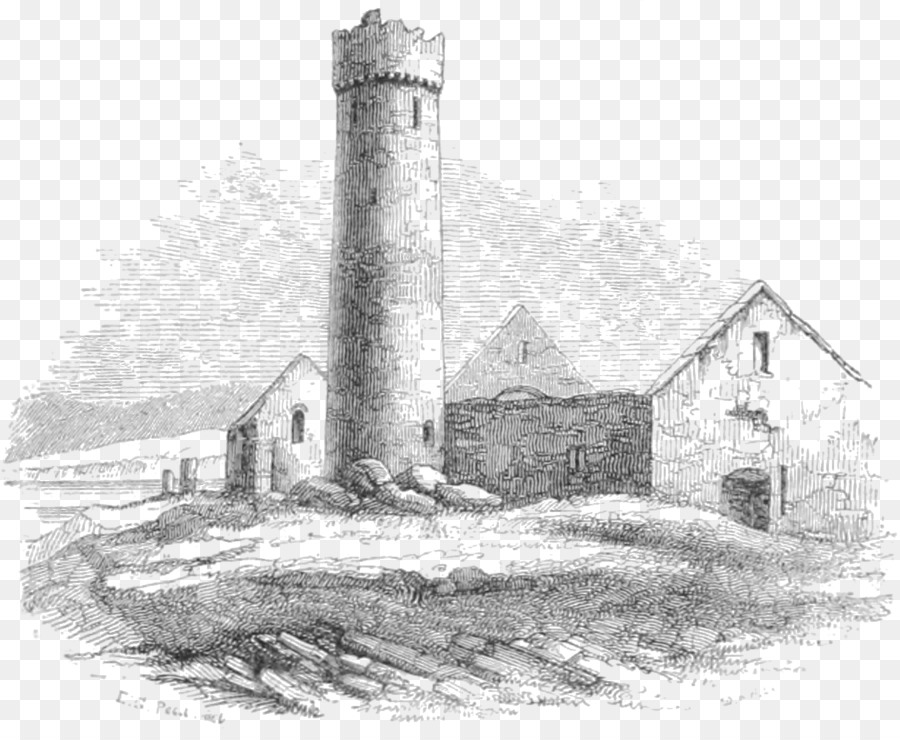 900x740 Drawing Facade Building Lighthouse Sketch - Lighthouse Sketch